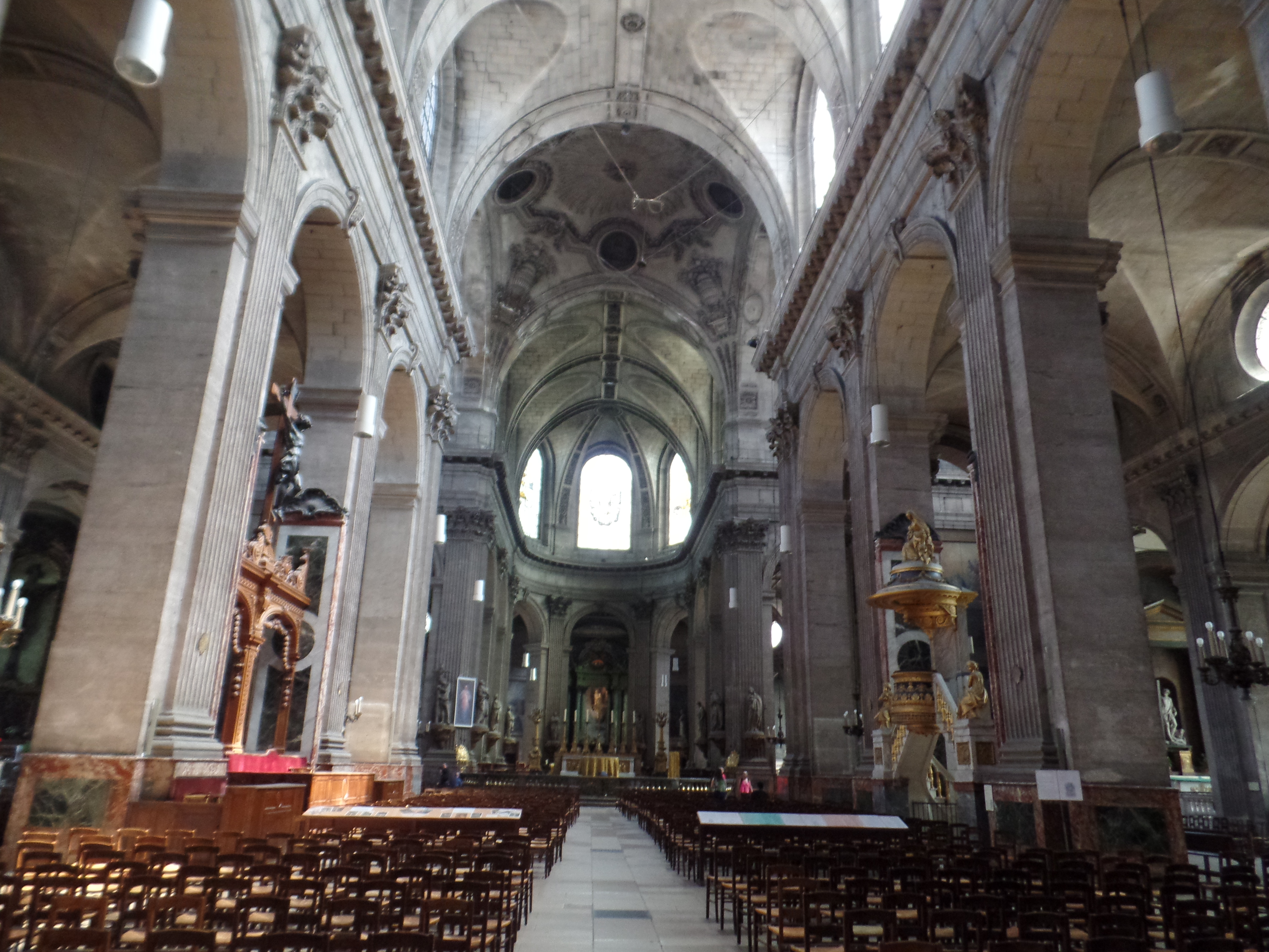 St. Sulpice Church inside Paris